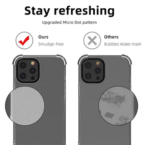 Ultra-Thin Fingerprint Resistant Shockproof TPU Shell Cases For IPhone 6 7 8 Plus X Xr 11 12 13 14 Pro Max Mini thumbnail-4