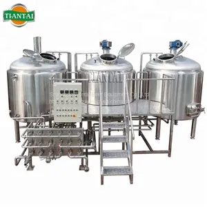 TIANTAI Commerical 500L 3 Vessel Steam Heating Micro Brewery Equipment for Sale thumbnail-4