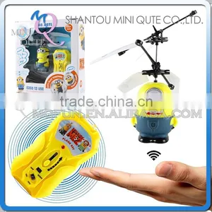 Mini Qute RC Remote Control Flying Cartoon Despicable me Model Plastic Doll Action Figures Kids Electronic Toys NO.MQ 037 thumbnail-1