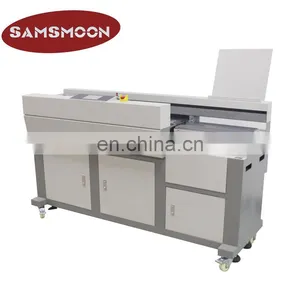 Multi Function SPB-767HCA3 One Year Warranty Three Rollers Side Roller Exercise Book Binding Machine Glue thumbnail-1