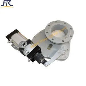 Pneumatic Hard Alloy Seated Swing Arc Valve thumbnail-1