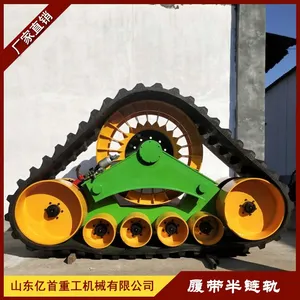 Tractor Modification With Track Chassis, Mud Anti-skid and Anti Sinking Measures thumbnail-1