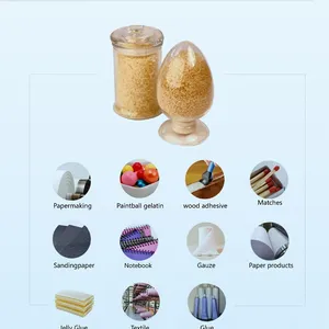 Small MOQ Gelatin 230 Bloom Technical Gelatin Animal Hide Glue Industrial Gelatin Manufacturers for Smelting and Refining thumbnail-3