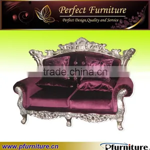 2013 Neoclassical Purple Sofa Chesterfield PFS3888B thumbnail-1