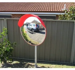 18 Inch Indoor High Impact Acrylic Traffic Convex Mirror thumbnail-1