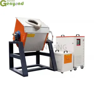 Shanghai Factory 500kg Intermediate Frequency Aluminium Scrap Steel Copper Melting Furnace thumbnail-3