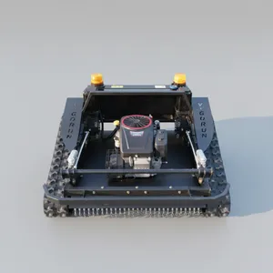 200 Meters Remote Controlled Track Weed Eater China Manufacturer Factory Direct Sales Remote Controlled Lawn Mower thumbnail-1
