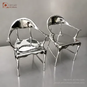 Stainless Steel Functional Art Chair thumbnail-4