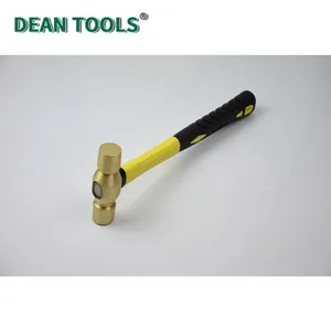 Non-Sparking Copper Safety Hammer, BeCu Alloy, Anti-Static, 1.5LB Head Weight,340 mm Length thumbnail-3