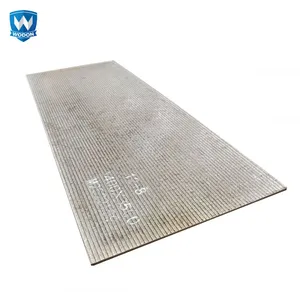 High Density Uniform Surfacing Quarry Chute Protection WD1500 Submerged Arc Chromium Carbide Overlay Wear Plate thumbnail-2
