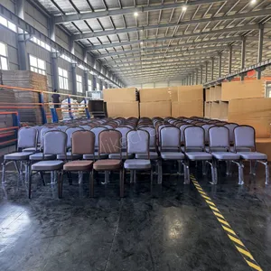 Premium Stackable Iron Frame Thick Padding 5 Years Warranty SGS TUV Intertek Certified Banquet Chairs thumbnail-2