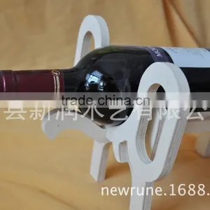 Wooden Animal Shape Wine Rack for 1 Bottle Wholesale, Exclusive Design Tailored Crane Wood Wine Rack thumbnail-3