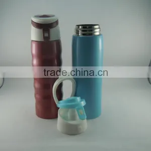 2016 Newly Hot Sale Concise Manufactured Double Wall Stainless Steel Vacuum Flask With Flastic Lid thumbnail-6