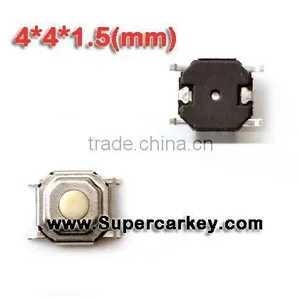 Remote Key Button 10pcs/lot (4*4*1.5 Mm) thumbnail-1