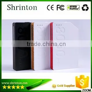 2015 Manufacture Supply, Fast Charging Smart Mobile Portable Cell Phone Power Bank 8000mah thumbnail-1