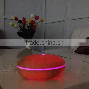 Wooden Color Ultrasonic Essential Oil Air Humidifier Aroma Diffuser thumbnail-1