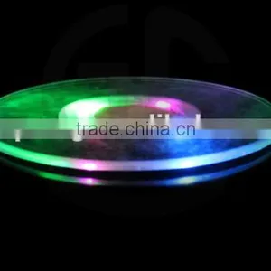 LED Coaster Color Light Up Drink Cup Mat Tableware Glow Bar Club Party thumbnail-2