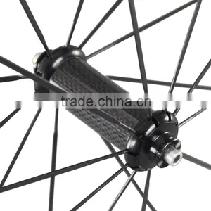 2016 China 700C 50mm Clincher Basalt Brake Surface UD Matt Road Bike Wheels Carbon thumbnail-5