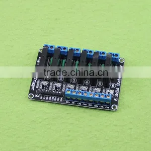 6 Way Solid State Relay Module 5V High Level Trigger Solid State Relay With Fuse Epansion Board thumbnail-1