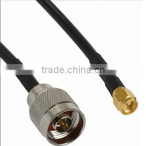 Brass N Male to SMA Male Connectors Crimp for LMR200 rf Cable Assembly thumbnail-1