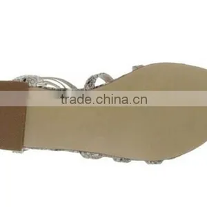 Wholesale Leather Shoes Ankle Sandal Boot Snake Print Cut Out Flat Sandal thumbnail-6