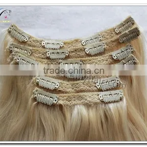 100% Human Virgin Hair Brazilian Remy Clip Hair Extension Quality Choice thumbnail-1