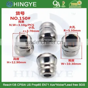 Gold Cord End Cord End Stopper Metal Cord End thumbnail-2