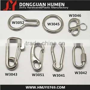 High Quality Stainless Steel Spring Clip,stainless Steel Snap Hook, Stainless Steel Carabiner Hook thumbnail-1