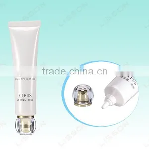 D19 10ml-25ml Hydra Radiance Skin-Protection Tube With Transparent Ball Cap thumbnail-1