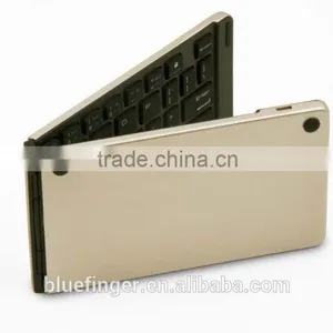 Aluminum Alloy Folding Bluetooth Keyboard for All Kinds of Tablets and Smart Phones thumbnail-5