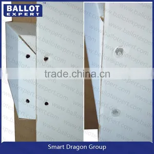 Corrugated Plastic Lightweight Economical Voting Booth Floor Stand thumbnail-5