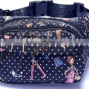 Latest Arrival Fancy Printing Polyester Walk Bag Customizable Outdoor Sport Waist Bag thumbnail-1