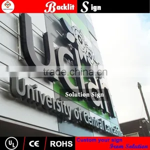 Outdoor Advertising Acrylic Metal Alphabet Letters Sign Board thumbnail-1
