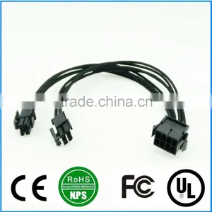 6 Pin to 8pin Video Card Individual Sleeved Power Cable thumbnail-1