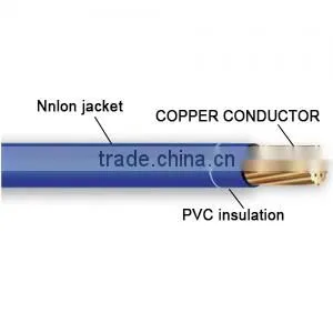 China Made CE Rohs NYLON ELECTRIC Wire Copper Coated Aluminum Wire Cable UL Standard thumbnail-1