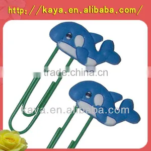 Hot Sale Fancy Soft Pvc Fish Paper Clip thumbnail-1
