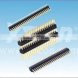 China ISO9001 Certificate 1.27mm Pitch Double Row DIP Type Pin Header Connector thumbnail-1