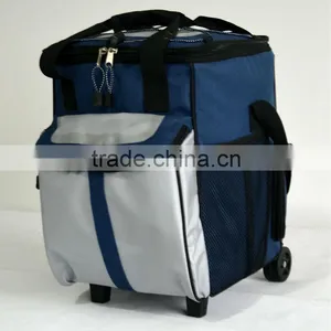 23L Mini Portable Car Cooler Bag 12V With Wheel thumbnail-1