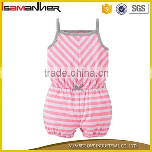 China Wholesale Hot Benchwear Baby Girl Pom Pom Romper thumbnail-2