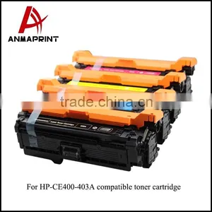 Colored Cartridge CE400A CE401A CE402A CE403A Compatible Toner Cartridges for HP M551dn/M551n/M551xh/500 thumbnail-1
