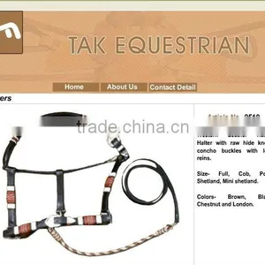 Leather Braided Halter thumbnail-1