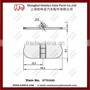 Steel Door Hinges for Trucks and Trailer 071010AS thumbnail-2