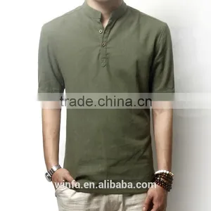 Quality Slim Fit Blank Polo Wholesale Shirt Hemp T Shirts thumbnail-2