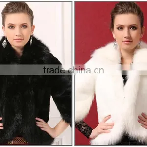 2016 High -end New Fashion Faux Fox Fur Vest thumbnail-3