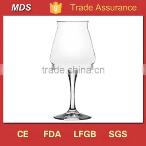 Crafted Aqua Blue Stem Customized Beer Glass Cup thumbnail-4