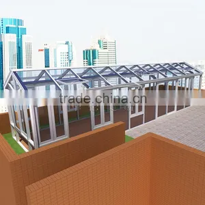 Easy to Assemble Home Decor Pop up Glass Sunroom thumbnail-3