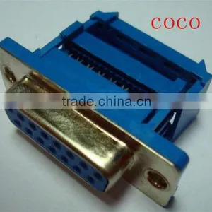 DB15p Female IDC Plastic Connector in Low Price thumbnail-1