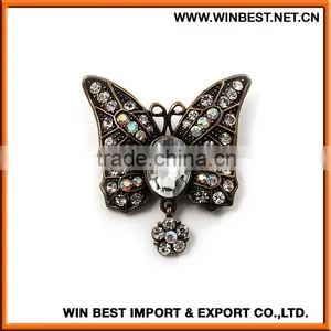 High Quality Wedding Brooch, Rhinestone Pearl Brooch,wholesale Brooch thumbnail-1