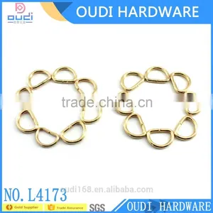 2016 New Fashion Wholesale Decorative Handbag Shoes Accessory Metal D Ring thumbnail-2