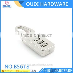 Common Design Safety Coded Lock Use IN Case Metal Combination Lock For Bag thumbnail-4